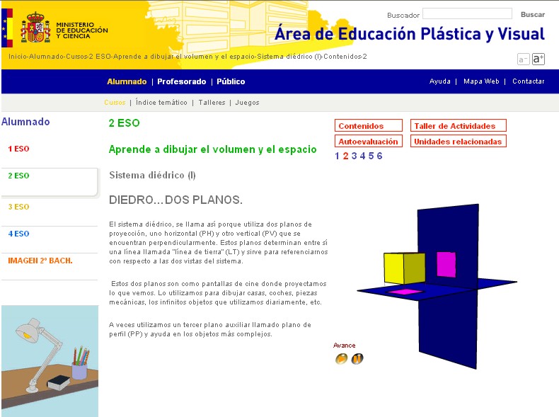 Pantalla 2 de contenidos