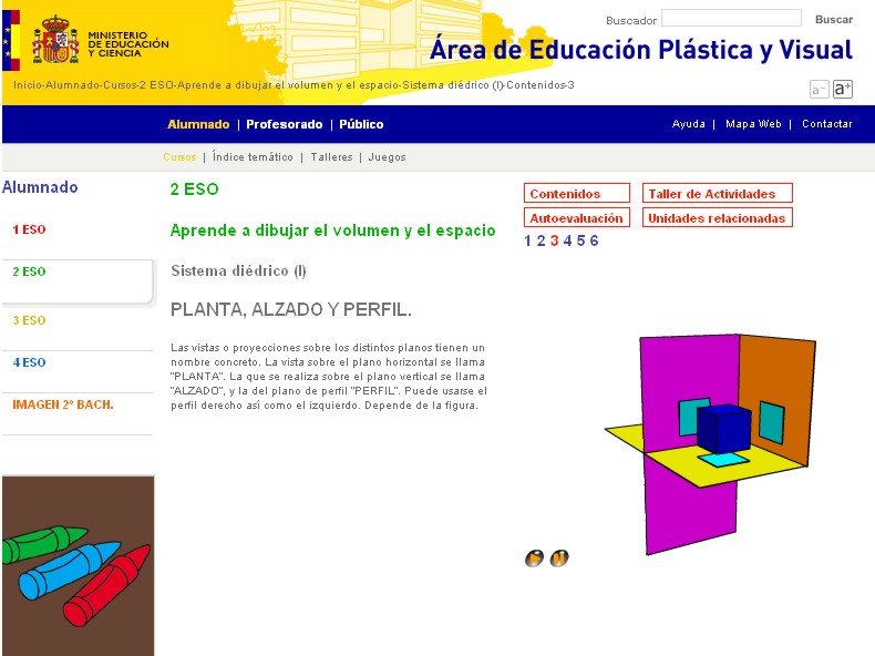 Pantalla 3 de contenidos