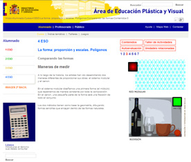 Pantalla de medición mediante un módulo