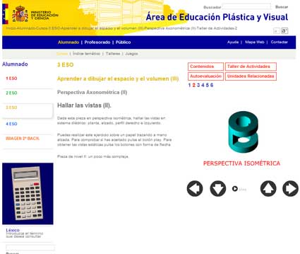 Pantalla de actividad