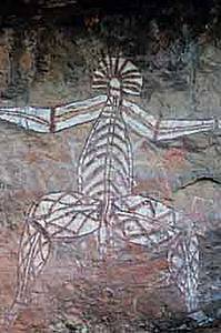 Pintura rupestre, Parque Nacional de Kakadu, Australia