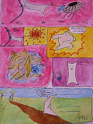 Tira de cómic de alumnos 4º eso