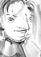 Ilustración a tinta. Ilustraciones de Juan Sicilia.