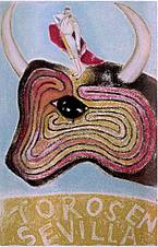 Cartel de toros Sevilla 2004. Francesco Clemente.