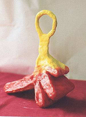 Figura hecha con plastilina