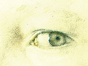 Detalle ojos Jorge de Salustiano García.