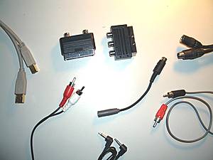 fotografía de cables de video
