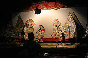 Marionetas, Teatro de sombras de Jogyakarta, Indonesia