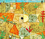 Obra de Klee P. (1936): Jardines del sur