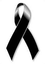 Símbolo del Luto. Lazo negro.