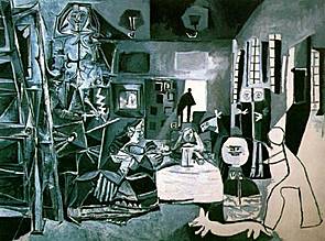 Pablo Picasso. Las Meninas (after Velázquez), 1957. öleo sobre lienzo. 194 x 260 cm. Museu Picasso, Barcelona