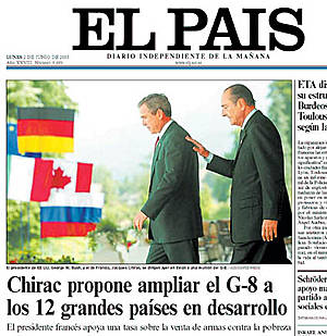 Fragmento de portada periódico