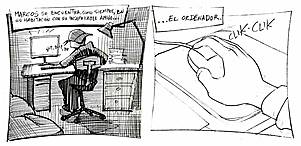 El story board.