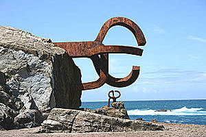 El peine de los vientos (San Sebastián). Eduardo Chillida, 1976