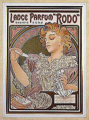 Lance parfum RODO. Mucha.