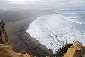 Fotografía artística de la playa de Azkorri