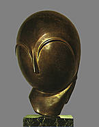 Retrato de Mademoiselle Pogony (Tate Gallery, Londres), 1920, Constantin Brancusi