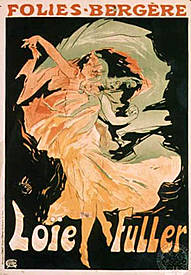 Loïe Fuller, 1897. Chéret. Fuente: http://www.museedelapub.org