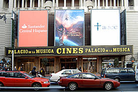Entrada de un cine.