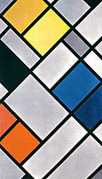 Contraposición de disonancias, 1925, Théo van Doesburg.
