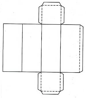Dibujo para encargar un troquel para el cartón.