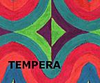 Témpera: apropiada para cubrir amplias extensiones de color homogéneo. Se utiliza mucho en el diseño gráfico para elaborar carteles, anagramas, etc. Resulta aterciopelada al tacto y de calidad mate porque no refleja la luz.