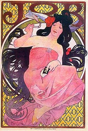 Job, 1898. Mucha.