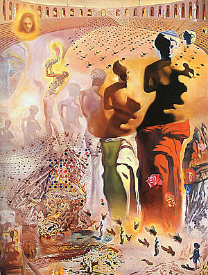 El torero alucinógeno. Óleo de Salvador Dalí.