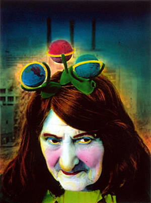 Señora con mundos, 1979 (18x24 cm.) Ouka Lele