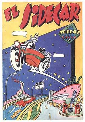Portada de cómic. Javier Mariscal.