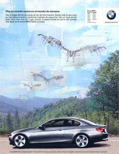 Anuncio publicitario BMW
