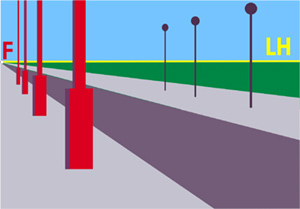 Dibujo de andén ferroviario