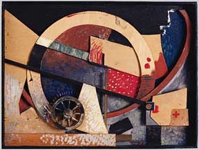 2 - Kurt Schwitters Neues Merzbild 1931 Assemblage, Holz, Öl, Leinwand, 86x113 cm http://www.inselhombroich.de/tour05.htm.