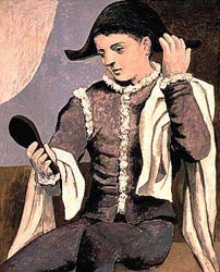 Arlequín con espejo, 1923. P. Picasso