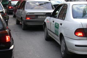 Imagen cotidiana de una ciudad.