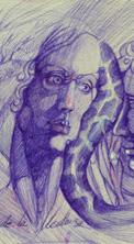 Ilustración a tinta. Ilustraciones de Juan Sicilia.