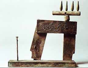Reloj del viento de Joan Miró. Bronce
