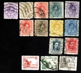 Colección de sellos. Sellos semejantes.