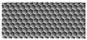 Panal de abejas diseñado por ordenador.
