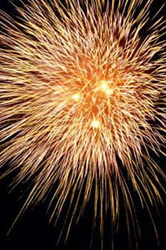 Fuegos artificiales. Imagen festiva