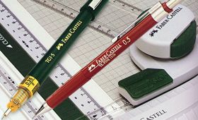 Útiles de dibujo técnico.