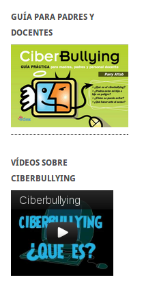 Guía práctica sobre ciberbullying y vídeos sobre el tema