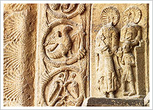 Relieve Monasterio de Sta. María de Ripoll (Girona, siglo XII). María J. Fuente (col. particular)
