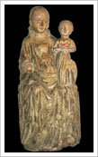 San Juan de las Abadesas, Museo. Virgen s. XV.