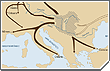 Área de asentamiento de los Hungaros