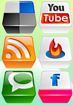 Logos de aplicaciones web 2.0