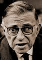 Jean Paul Sartre. Filósofo existencialista, novelista y dramaturgo, defiende en su libro 